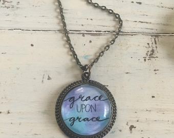 Grace Upon Grace Pendant Necklace