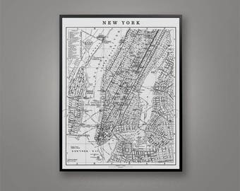 new york map print circa 1900s nyc map vintage map of new york giclee print map of manhattan nyc prints vintage nyc maps tribeca map
