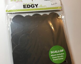 BoBunny My Mini Edgy Album - Scallop