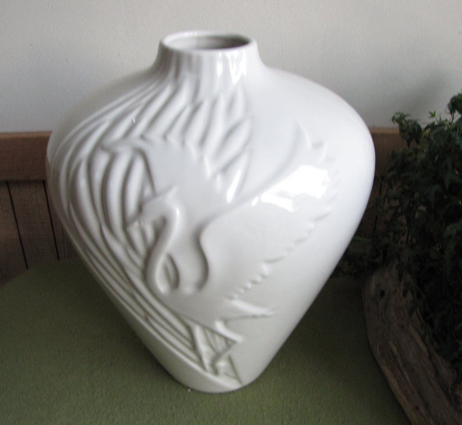 Heron Vase