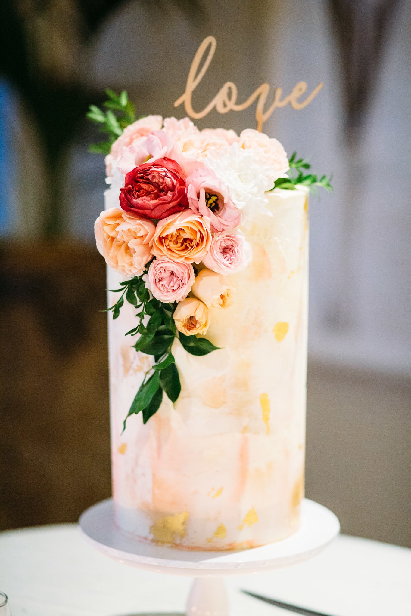 Wedding cake - Love cake topper