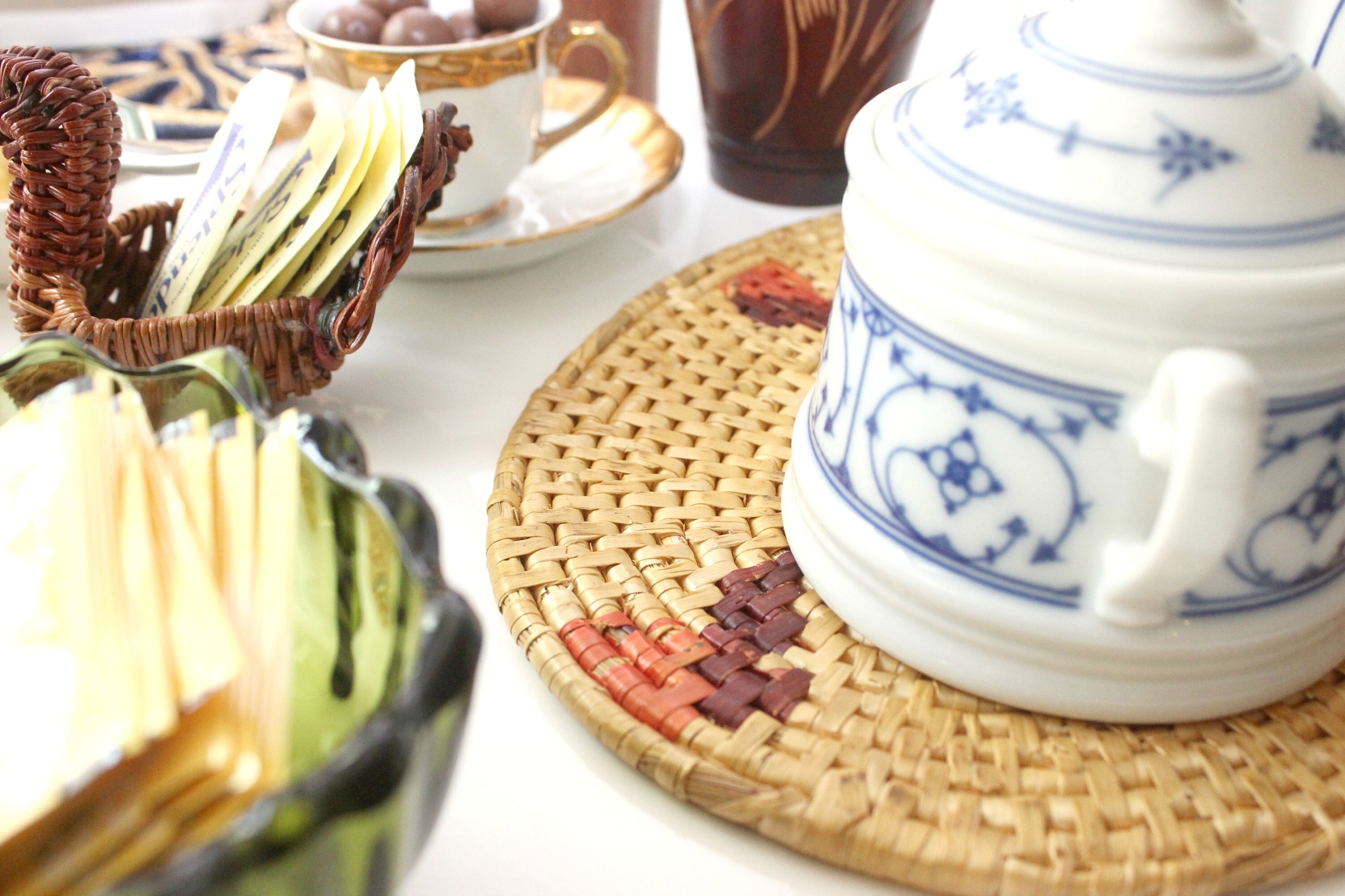 Harvest Tea Collection by Mendez Manor. A gathering of 11 items perfect for an autumn tea setting!