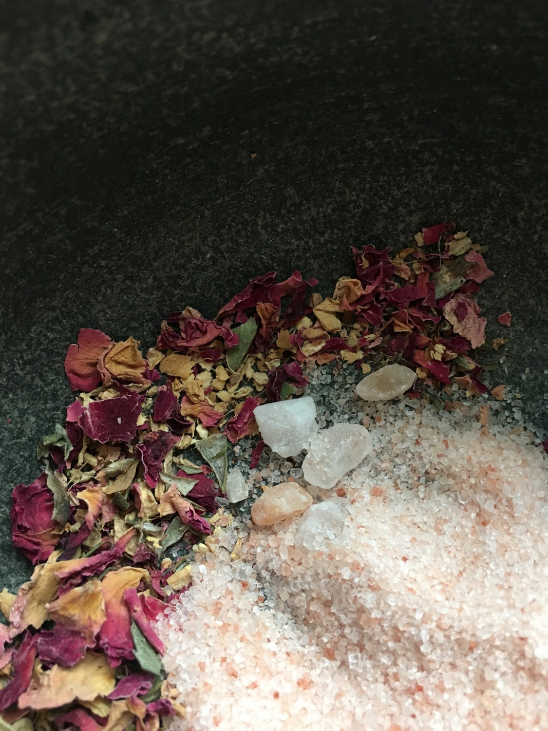I use Himalayan Pink Salt for this particular recipe, It contains minerals and elements found in the human body and can help balance the bodys PH.