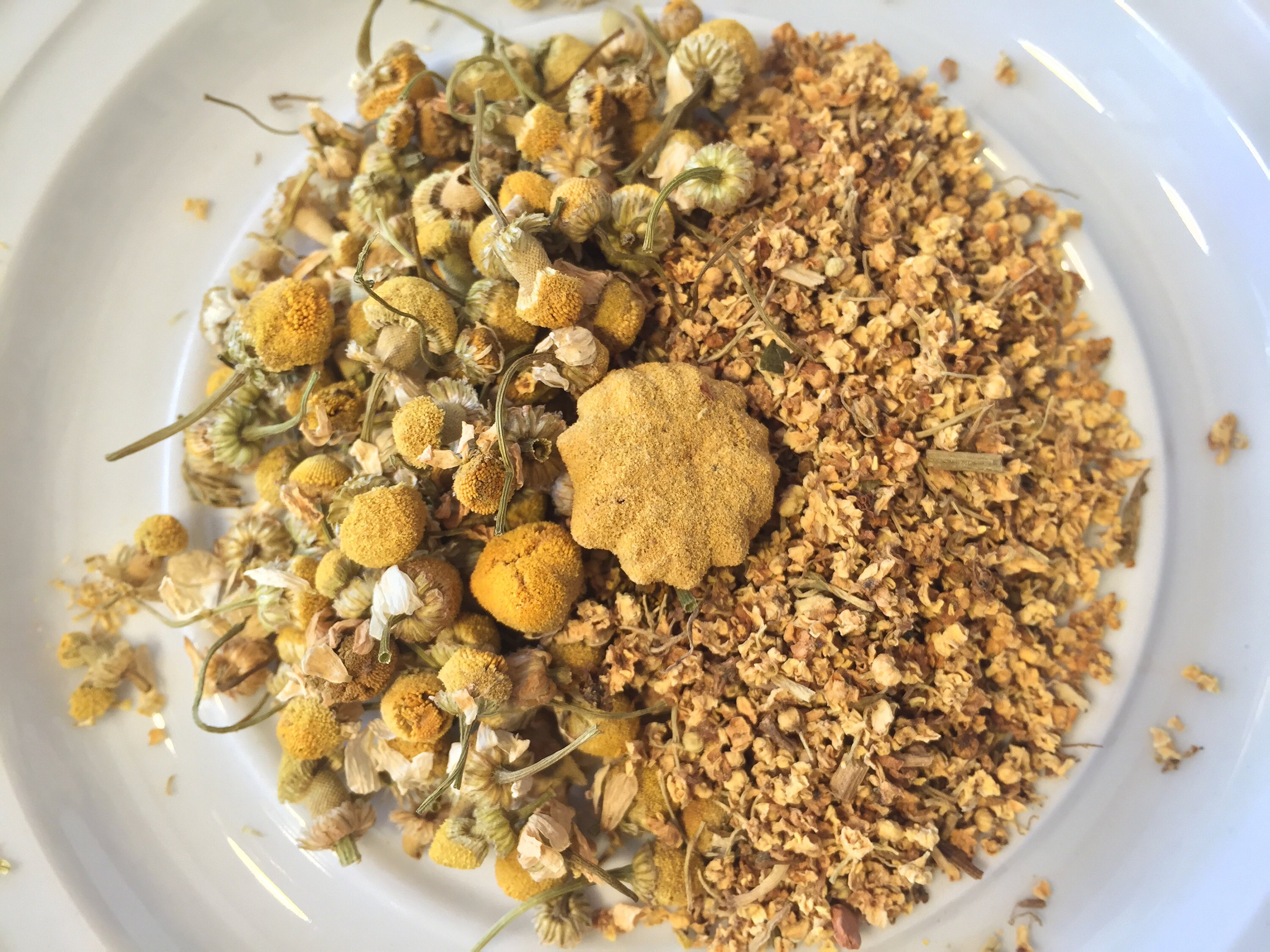 chamomile and elder flower