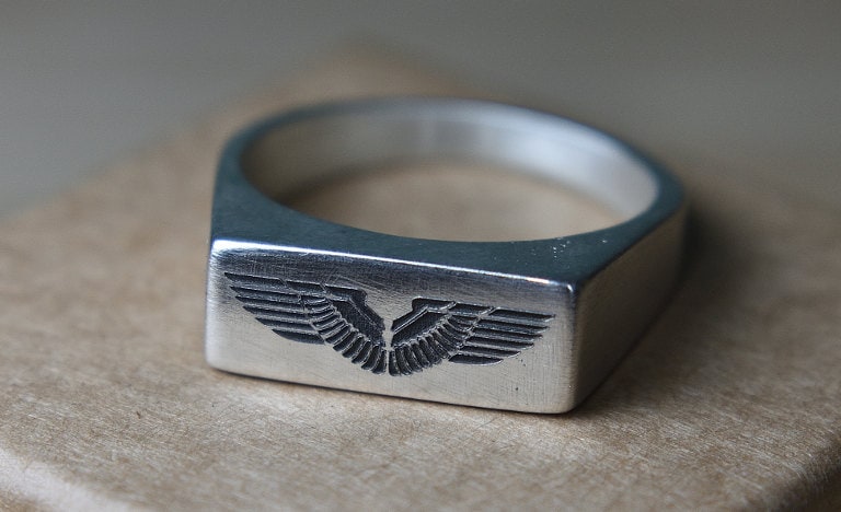 outside engraving ring