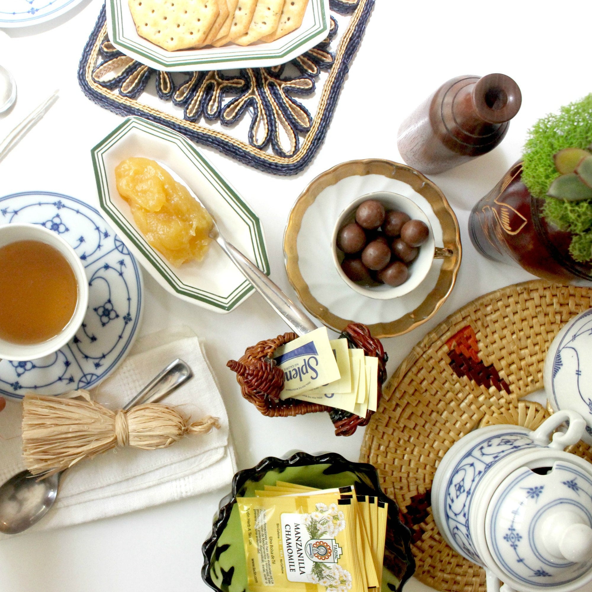 Harvest Tea Setting by Mendez Manor