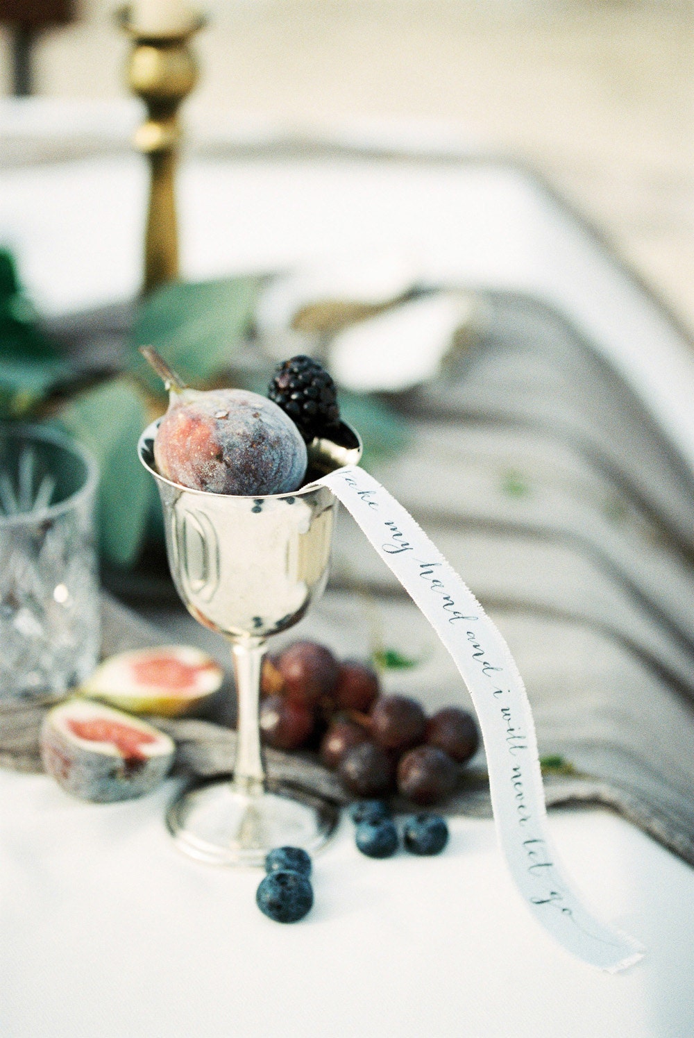 Coastal elopement calligraphy with Melissa Beattie Photography