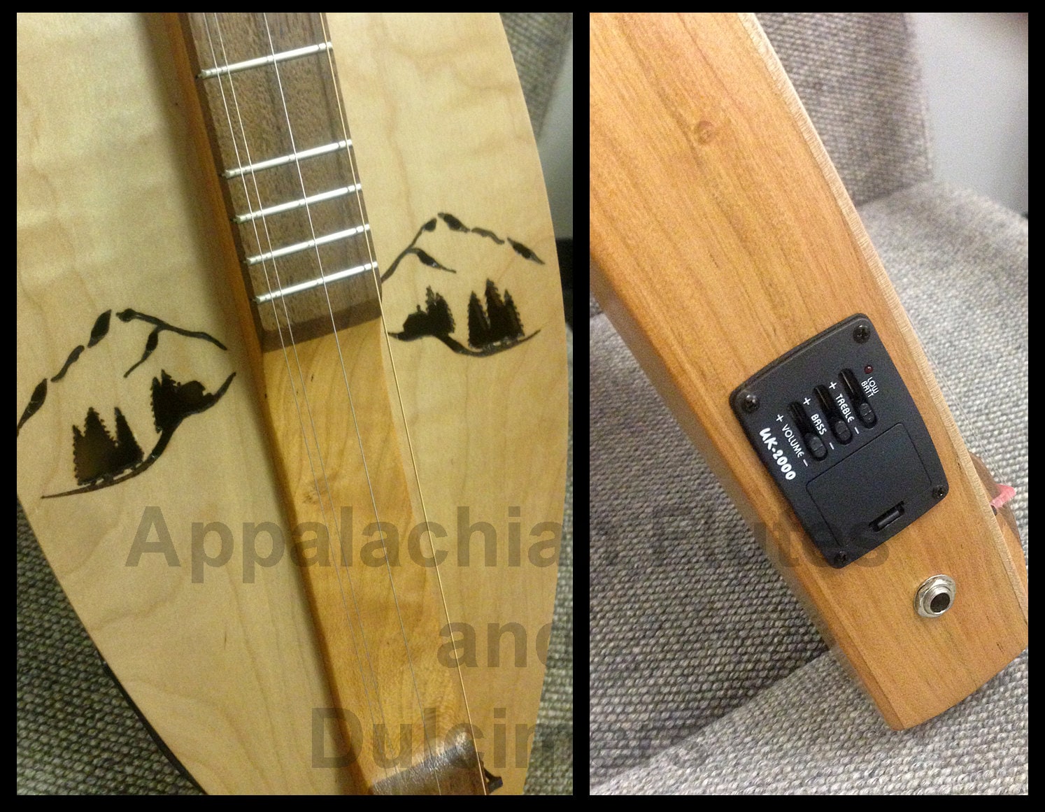 Beautiful Mountain sound-holes, and on-board electric.