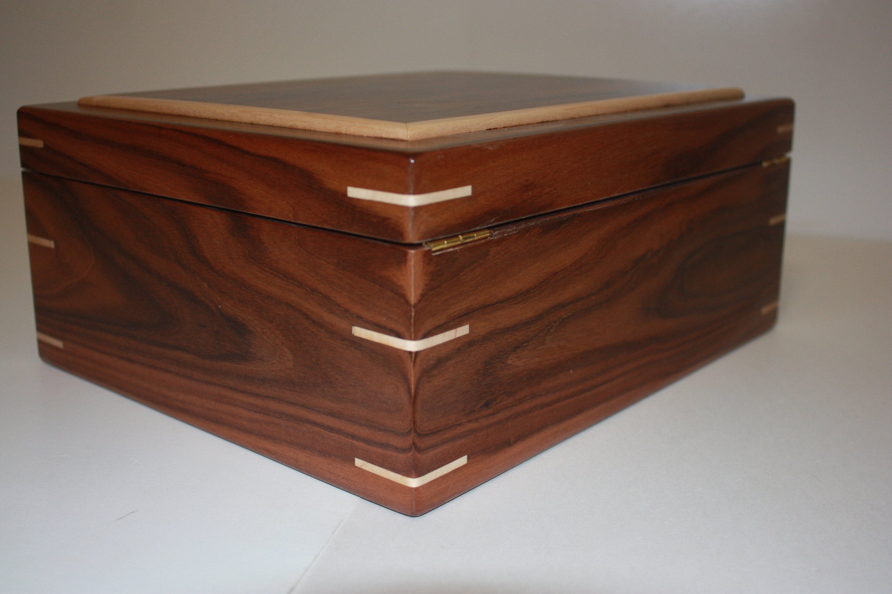 Handcrafted Morado Rosewood Humidor For Sale