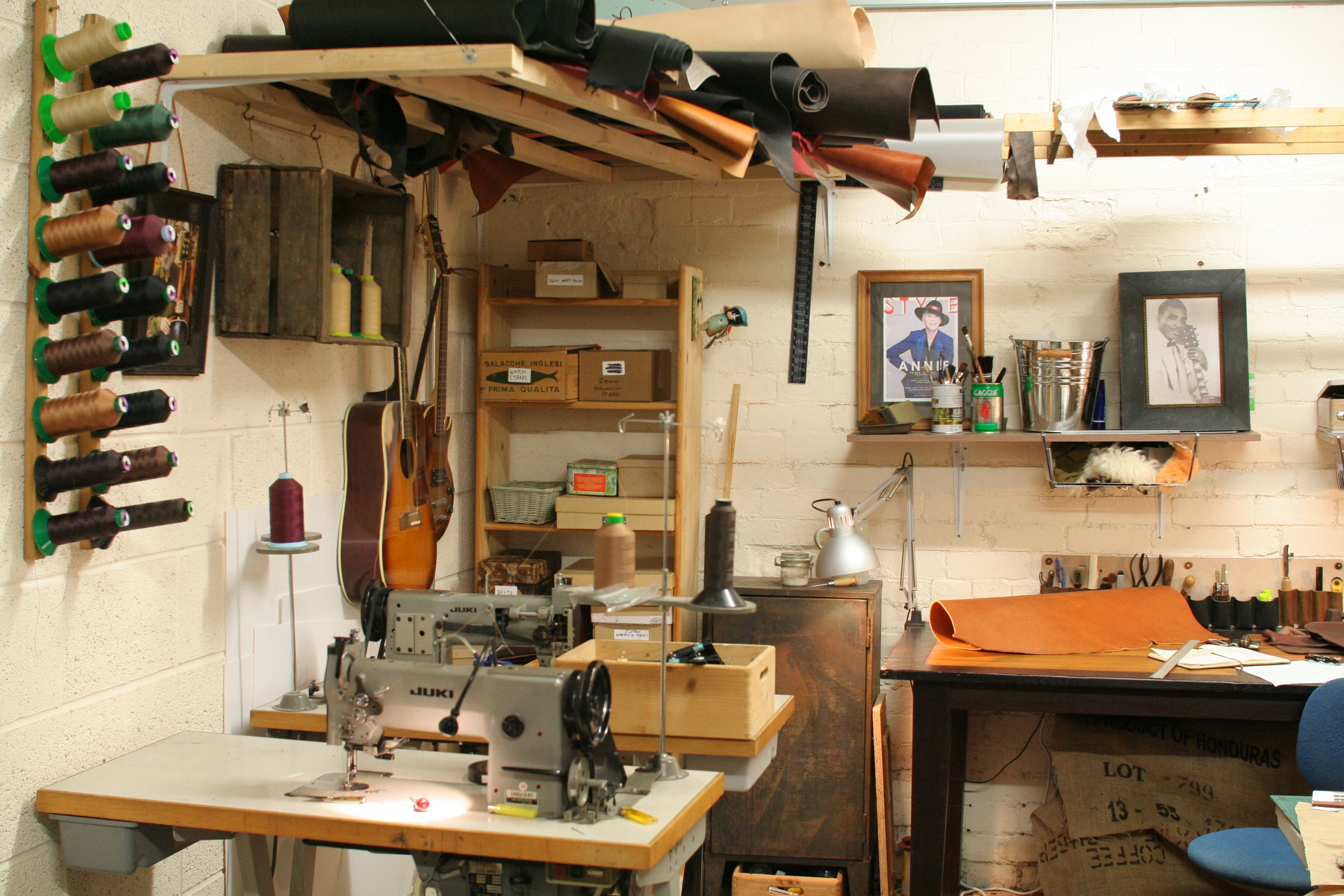 The Pinegrove Leather workshop