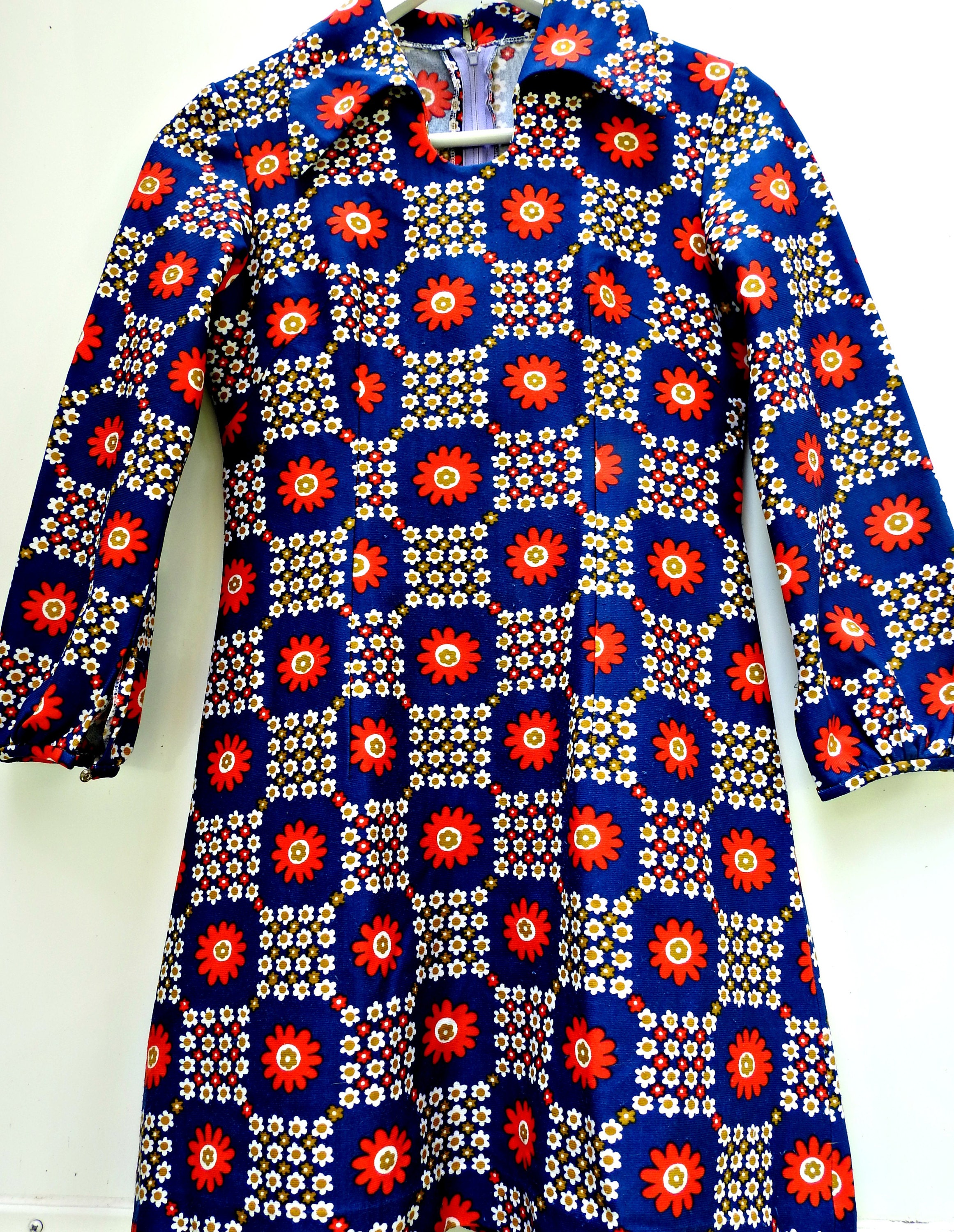 robe vintage, boutique vintage, vintage canada, etsy canada, canadian sellers etsy, robe mode 1970s, habit vintage, robe mode 70s