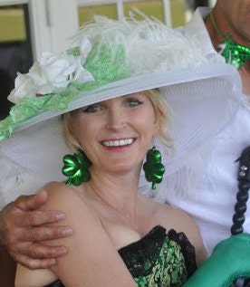 Edwardian Hat - Green Apple Crystal Fairy