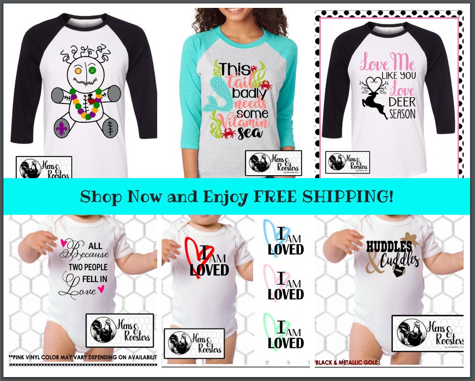 free shipping, custom t-shirts, hens & roosters clothing co, backwoods kustoms, valentines day t-shirt, baseball tees, raglan, baby onesies, custom baby clothes