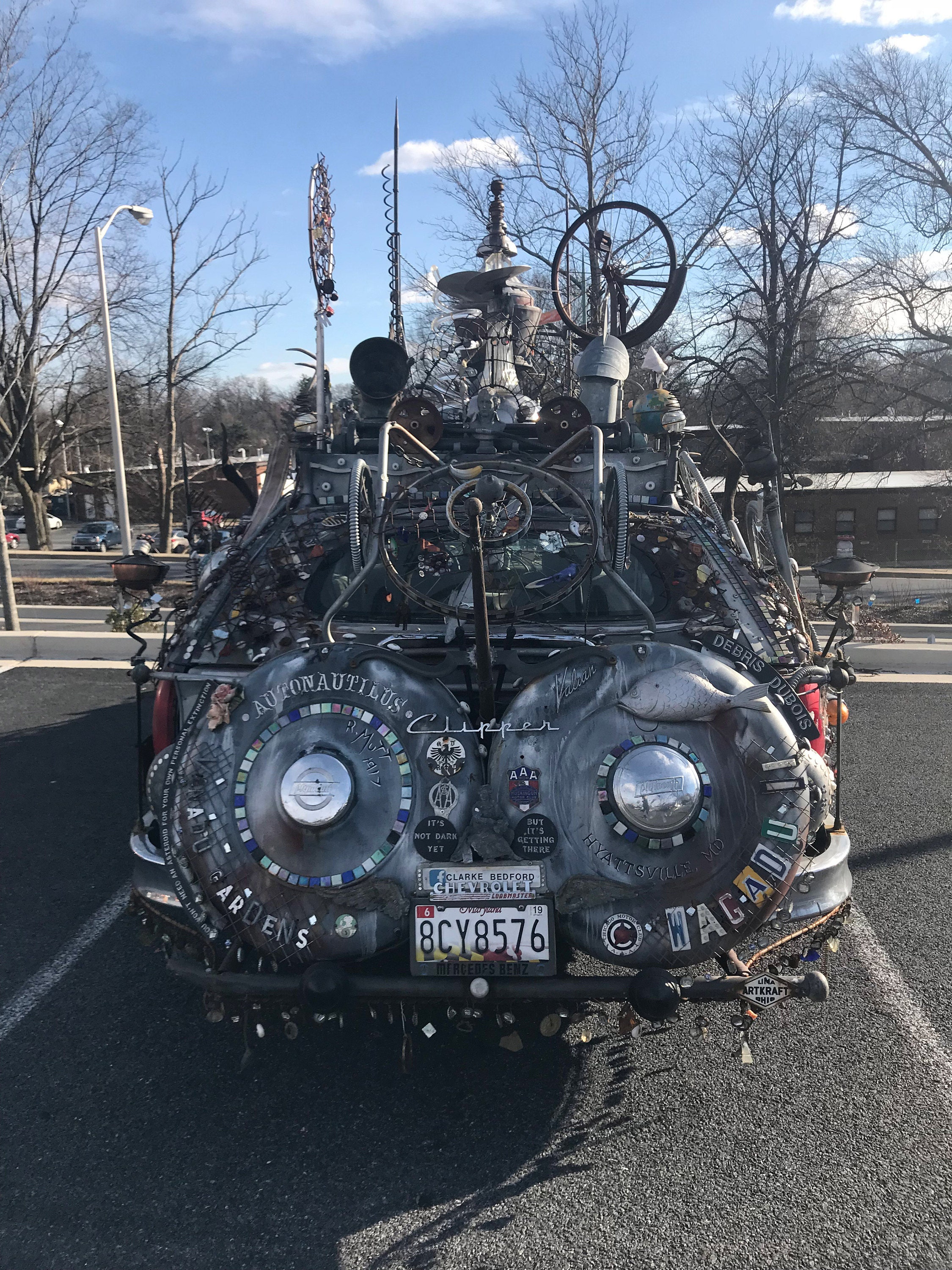 Highly Decorate Buick Station Wagon Rear View