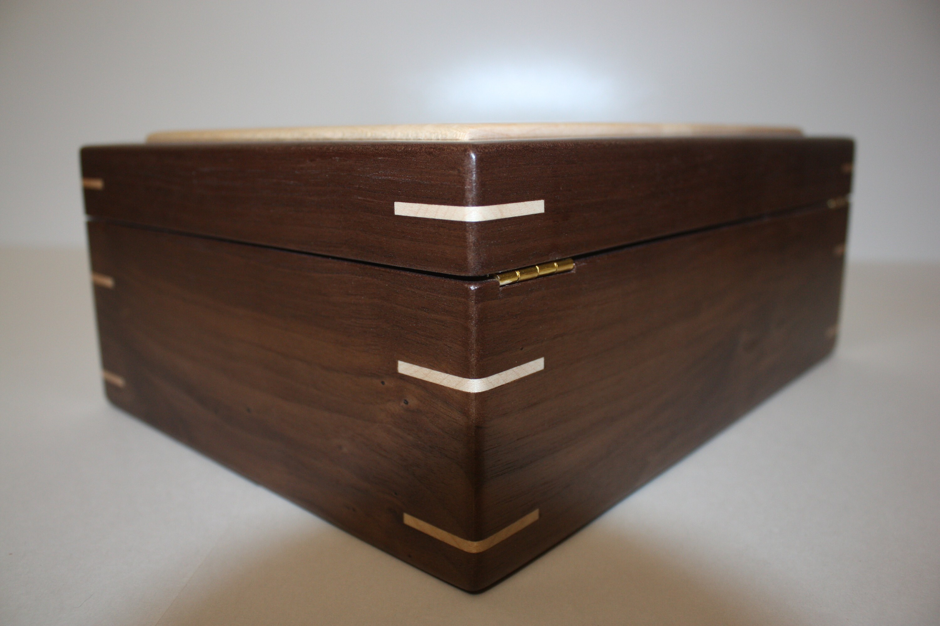 Hinged Lid Wood Box