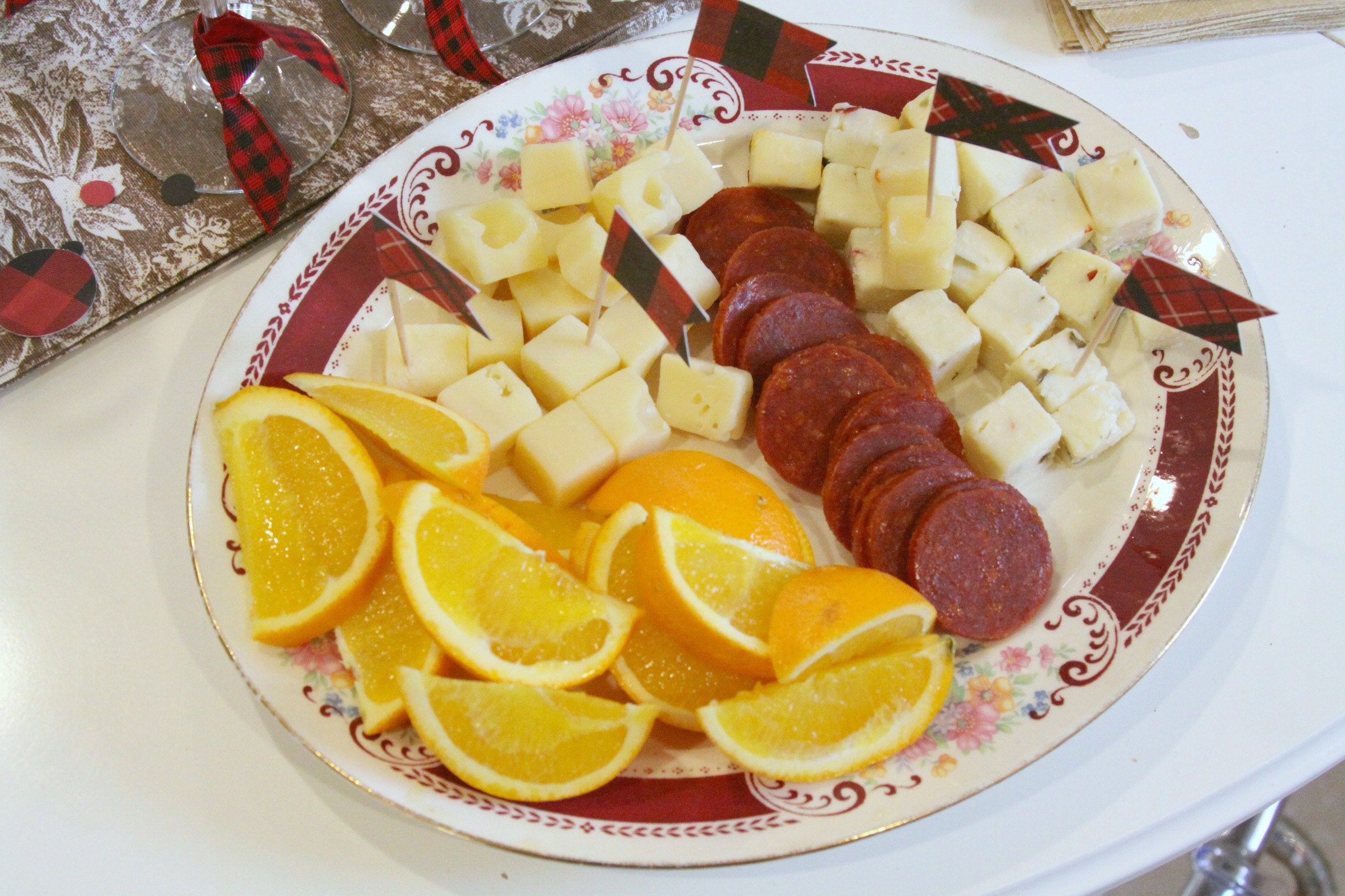Lumberjack babyshower food