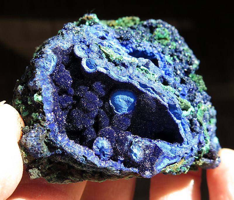 Azurite, malachite, Morocco