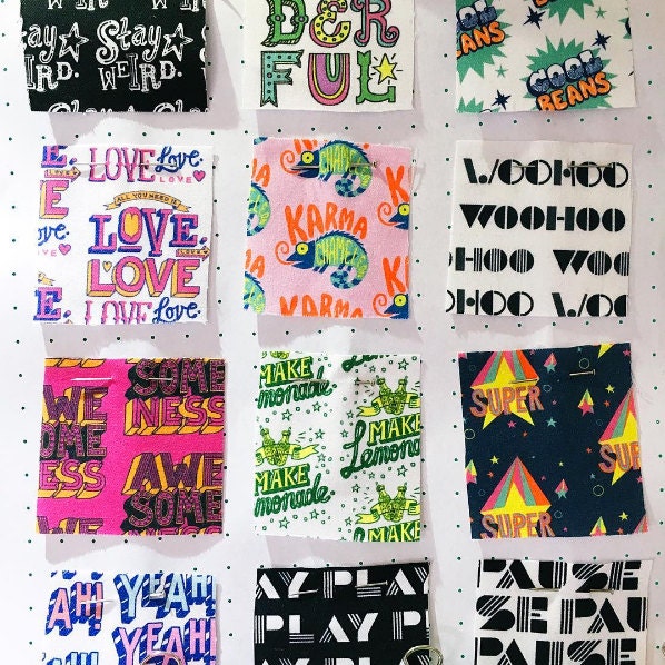 Typographic fabrics