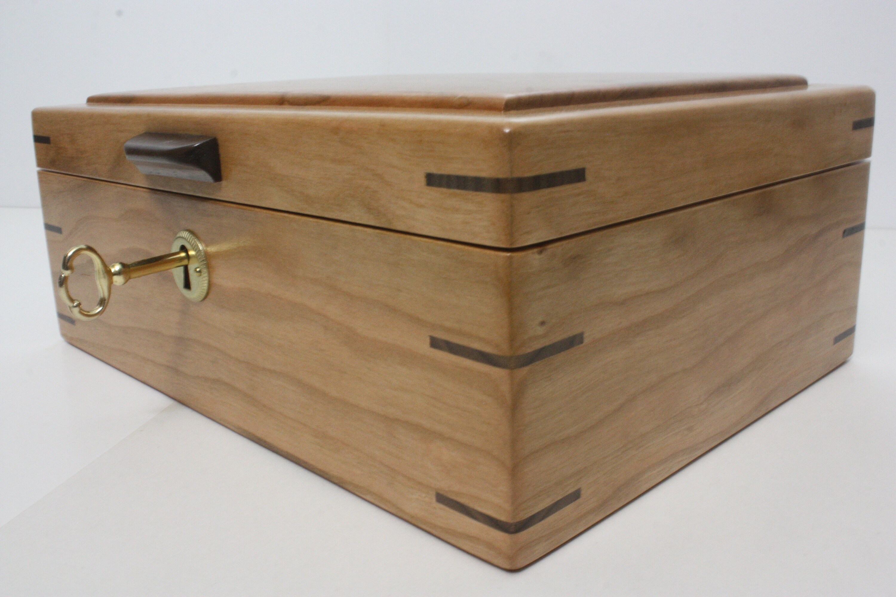 Locking Wood Box