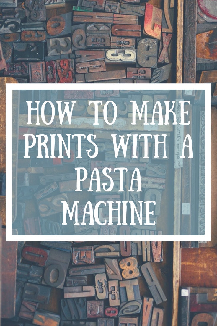 Did you know you dont need loads of fancy equipment for printing and etching? Learn how you can do it with just a pasta machine! | Bears Get Crafty