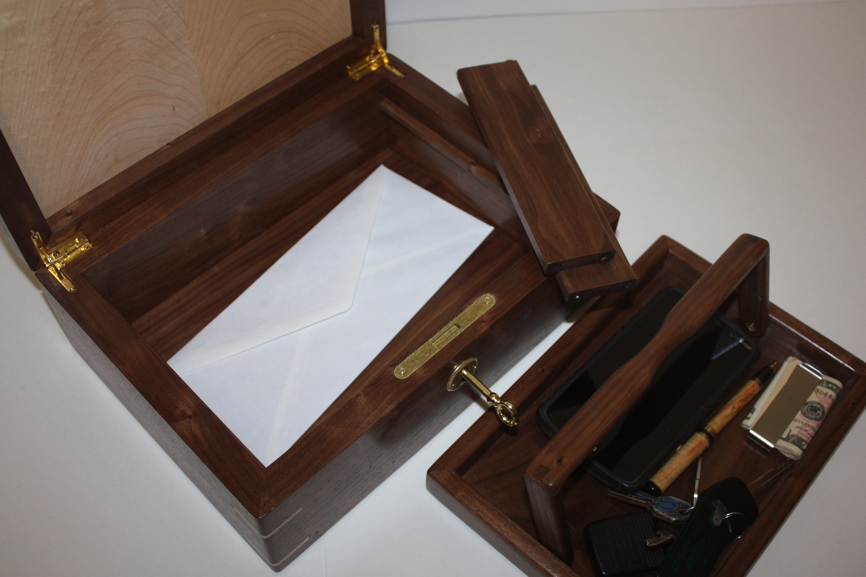 Handmade Mans Valet Box For Sale
