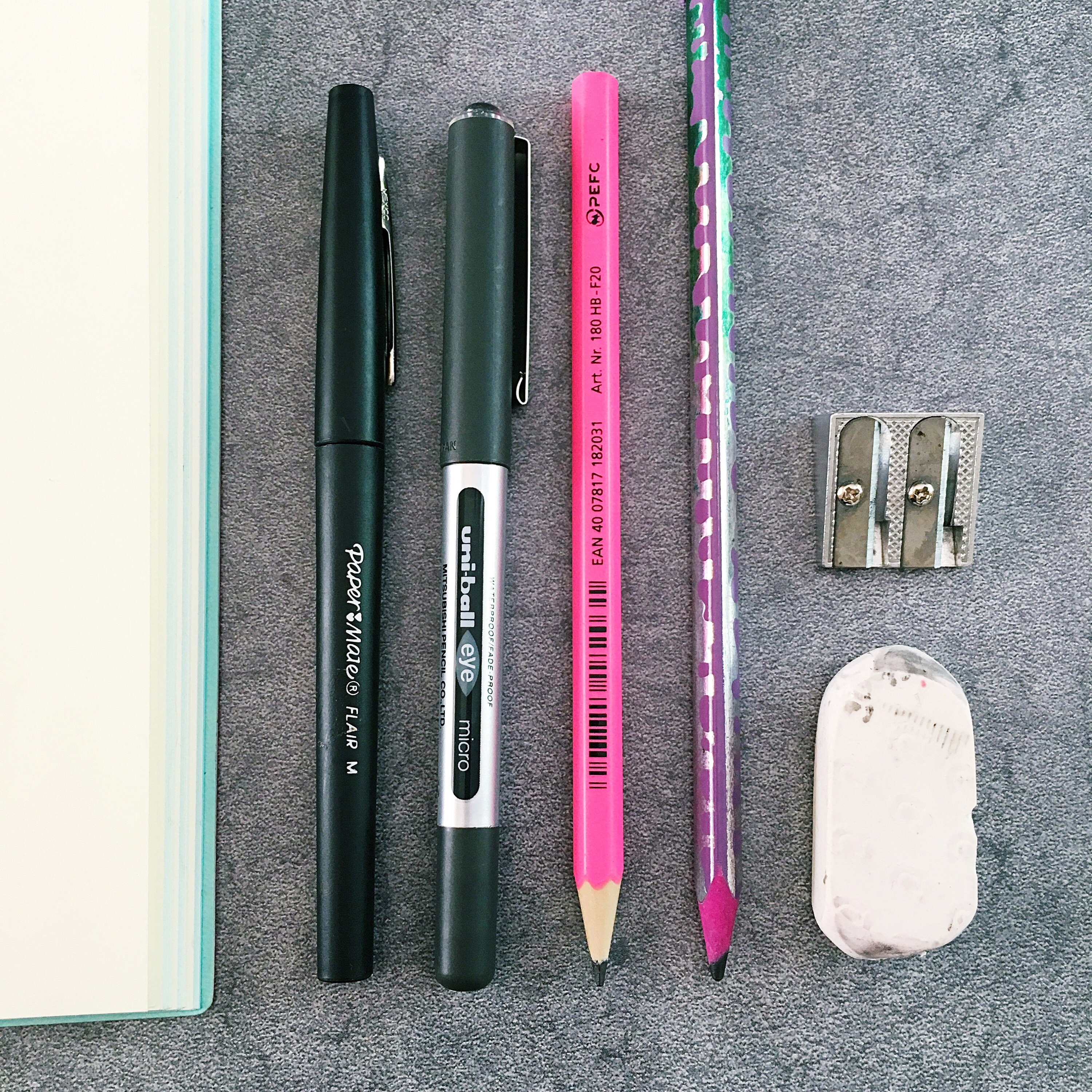 Hand lettering my equipment