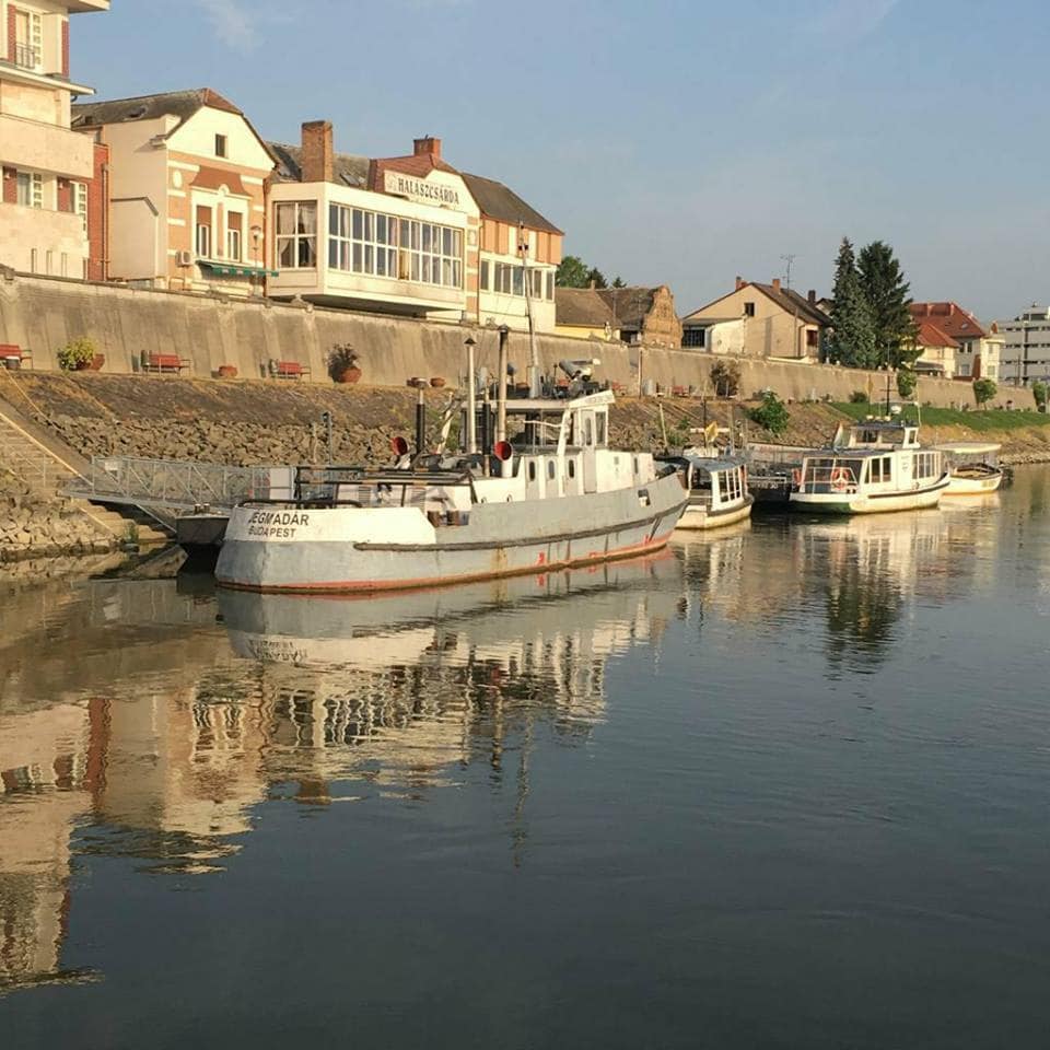 Boat across Danube