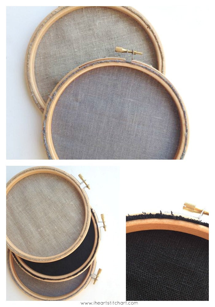 How to: back an embroidery hoop (the easy way)