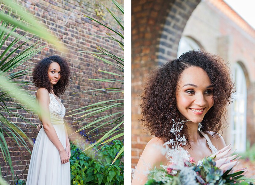 Flamboyant Invites Palm and Gold Photo Shoot
