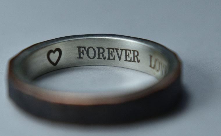 Inside Engraving Ring Love Forever