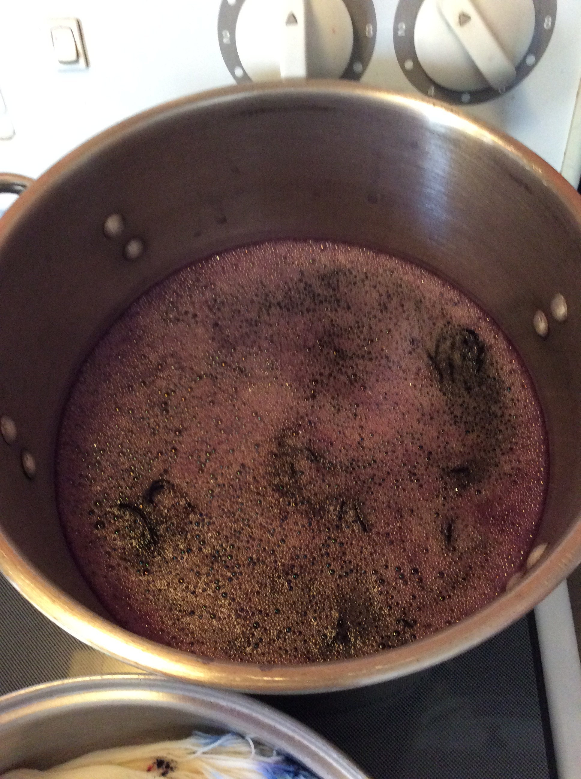 Dye Pots Simmering