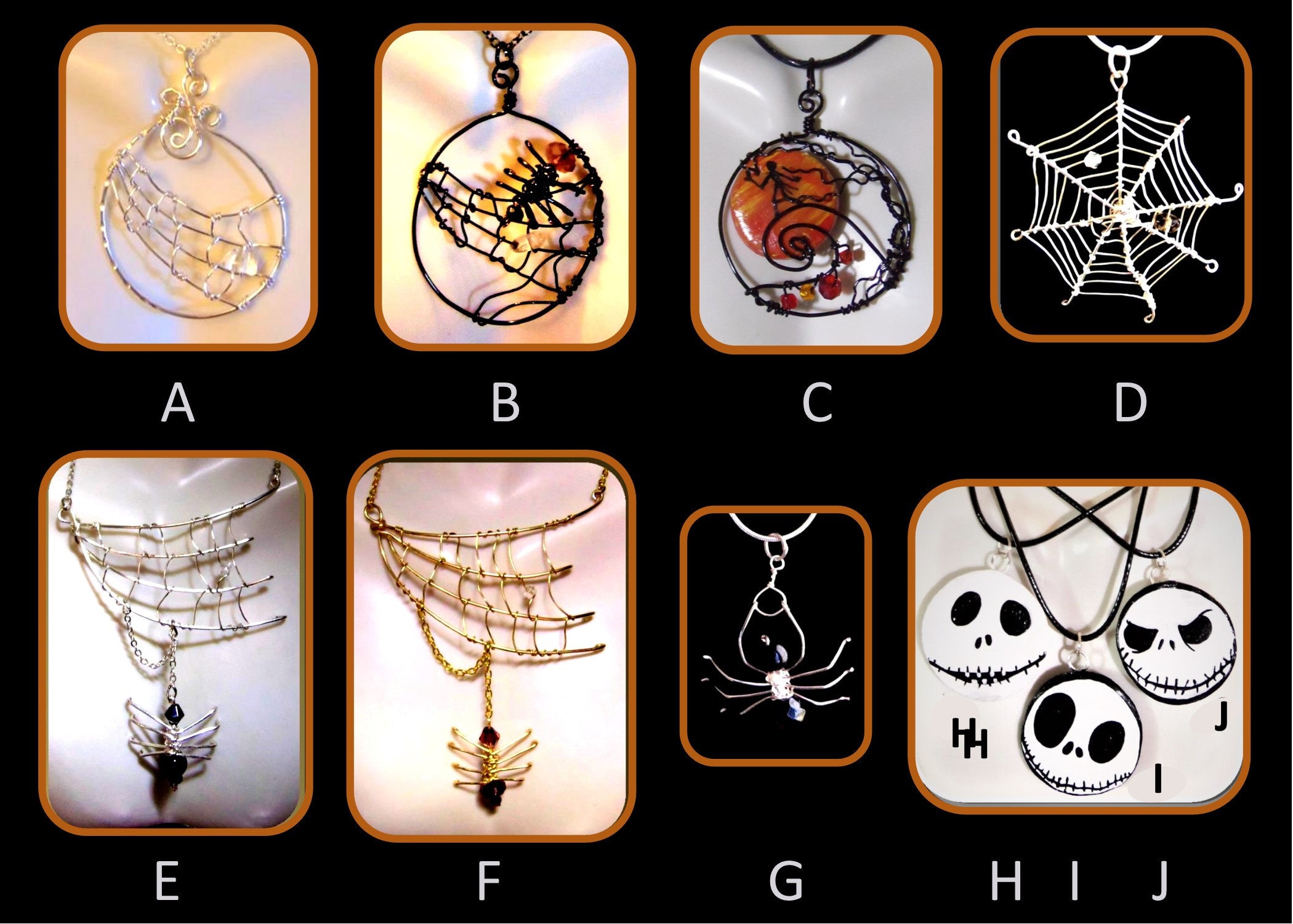 One of a kind, Halloween Wedding jewelry