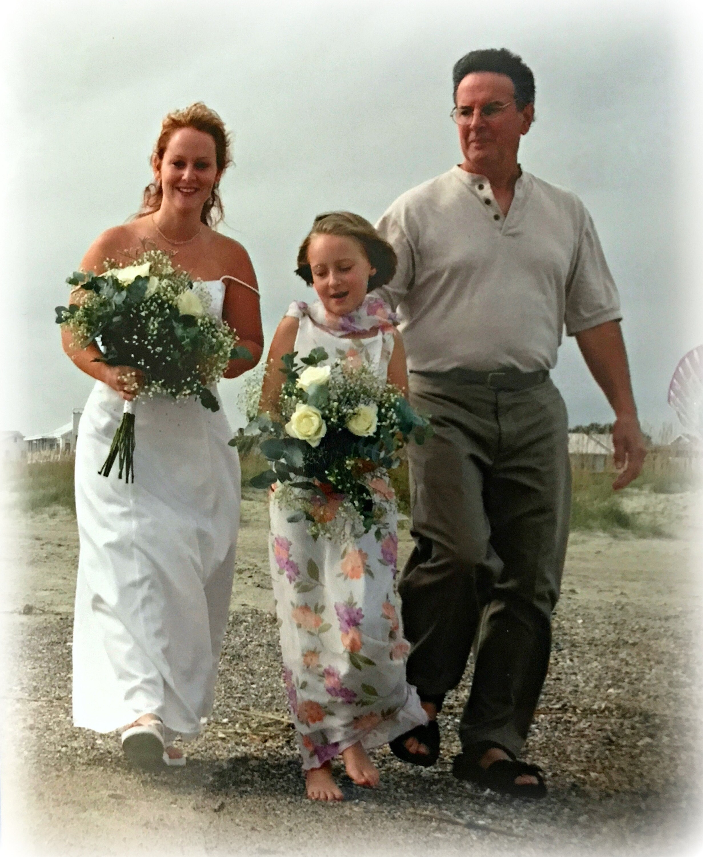 Dad walking me down the aisle