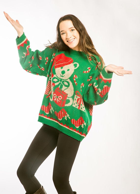 Teddy Bear Christmas Sweater