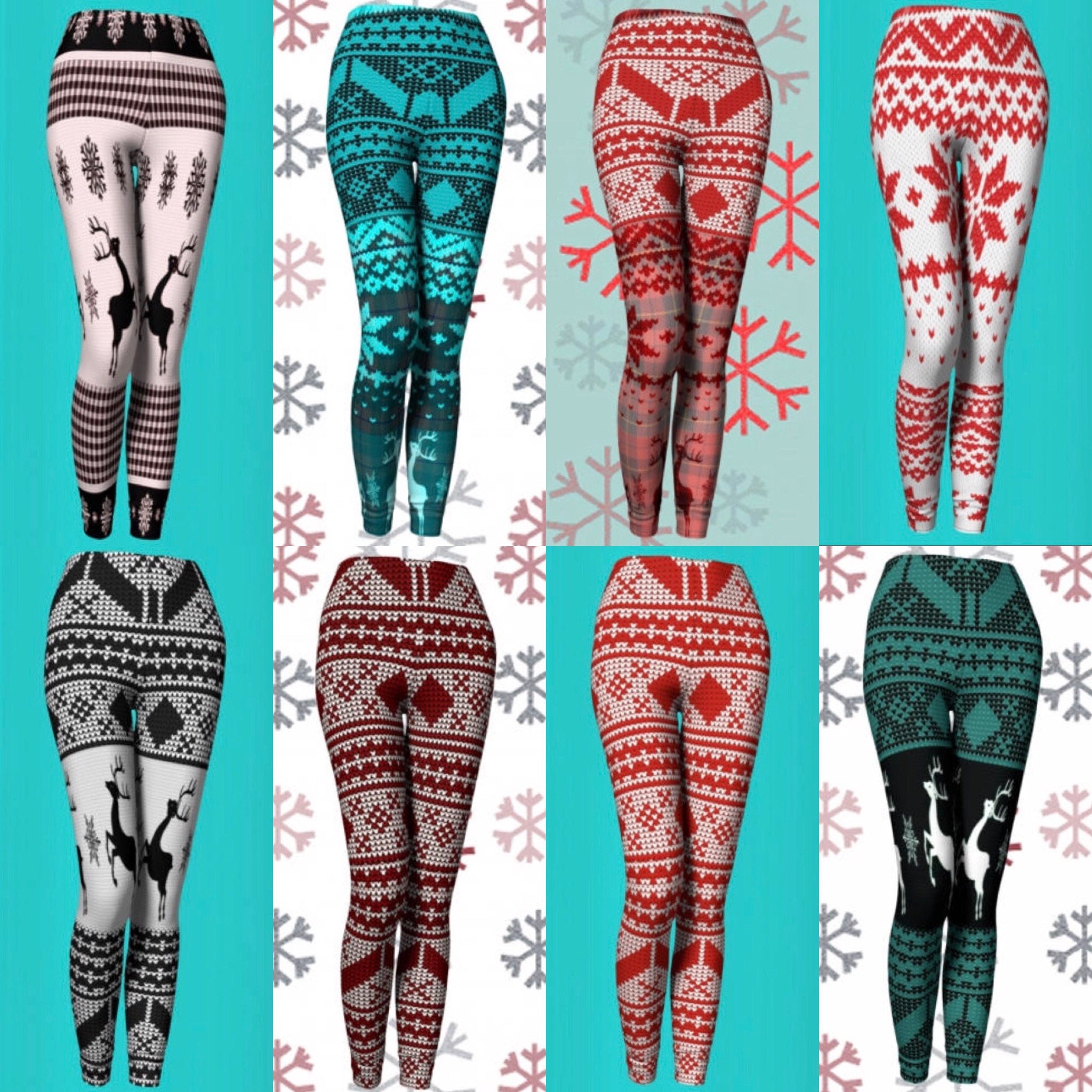 Christmas Leggings Womens