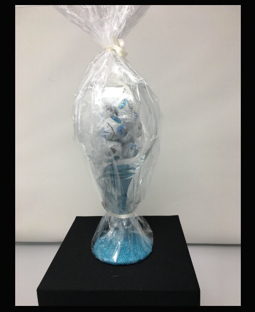 Glittered stem wine glasses