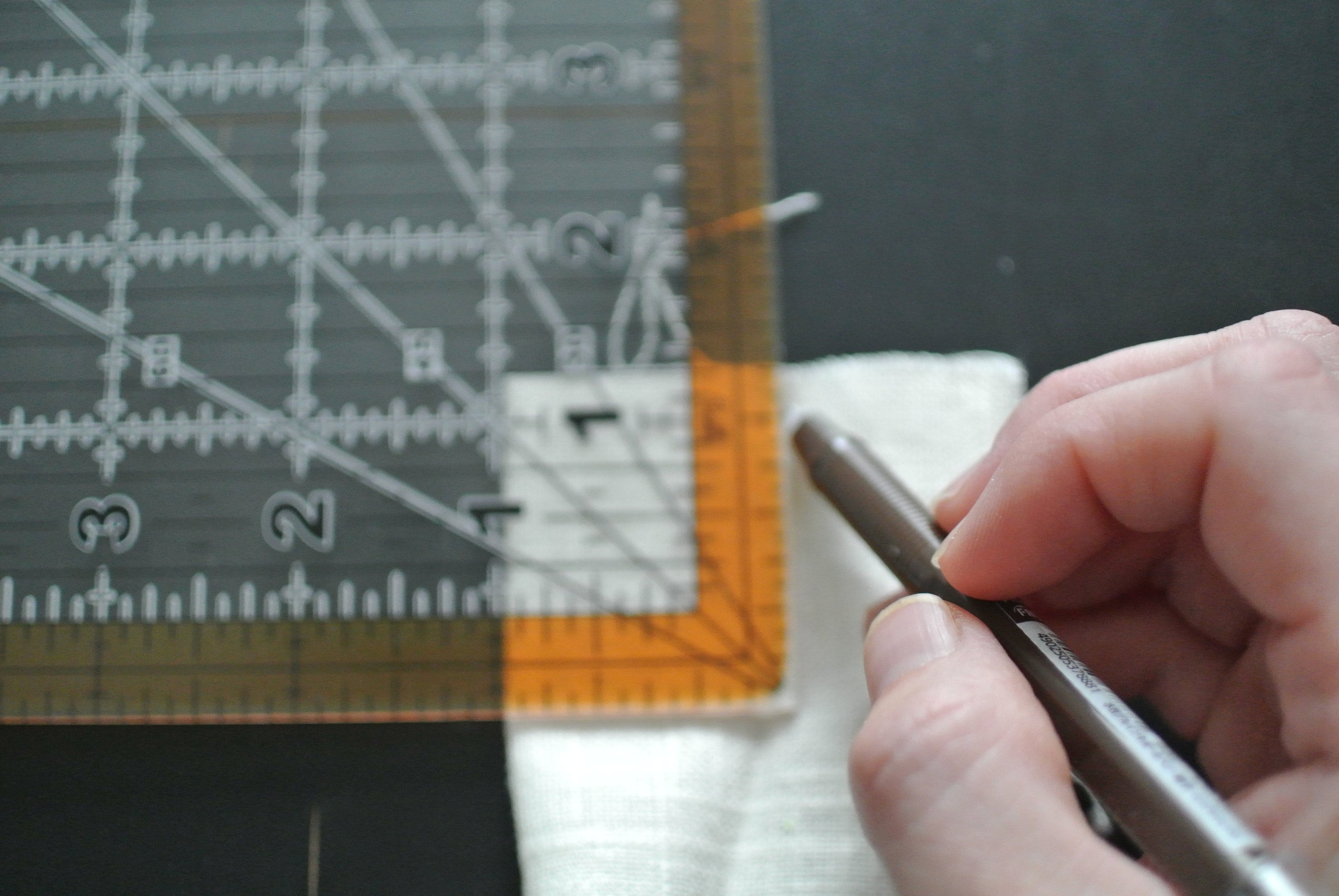 measuring for the pleat