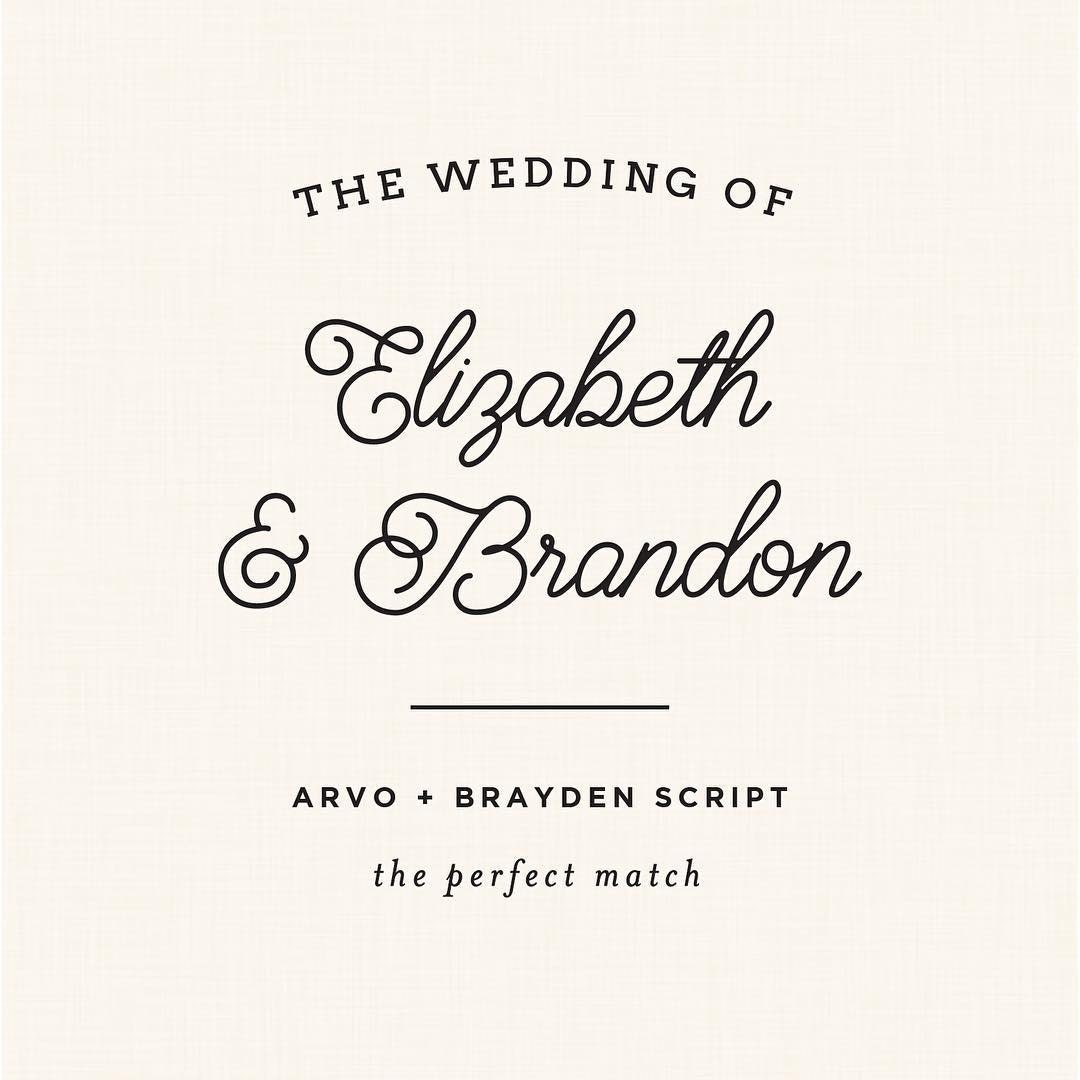 Free wedding script fonts