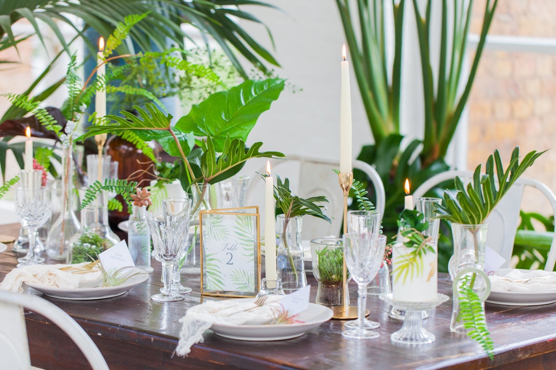 Flamboyant Invites Blog - Palm and Gold Photo Shoot