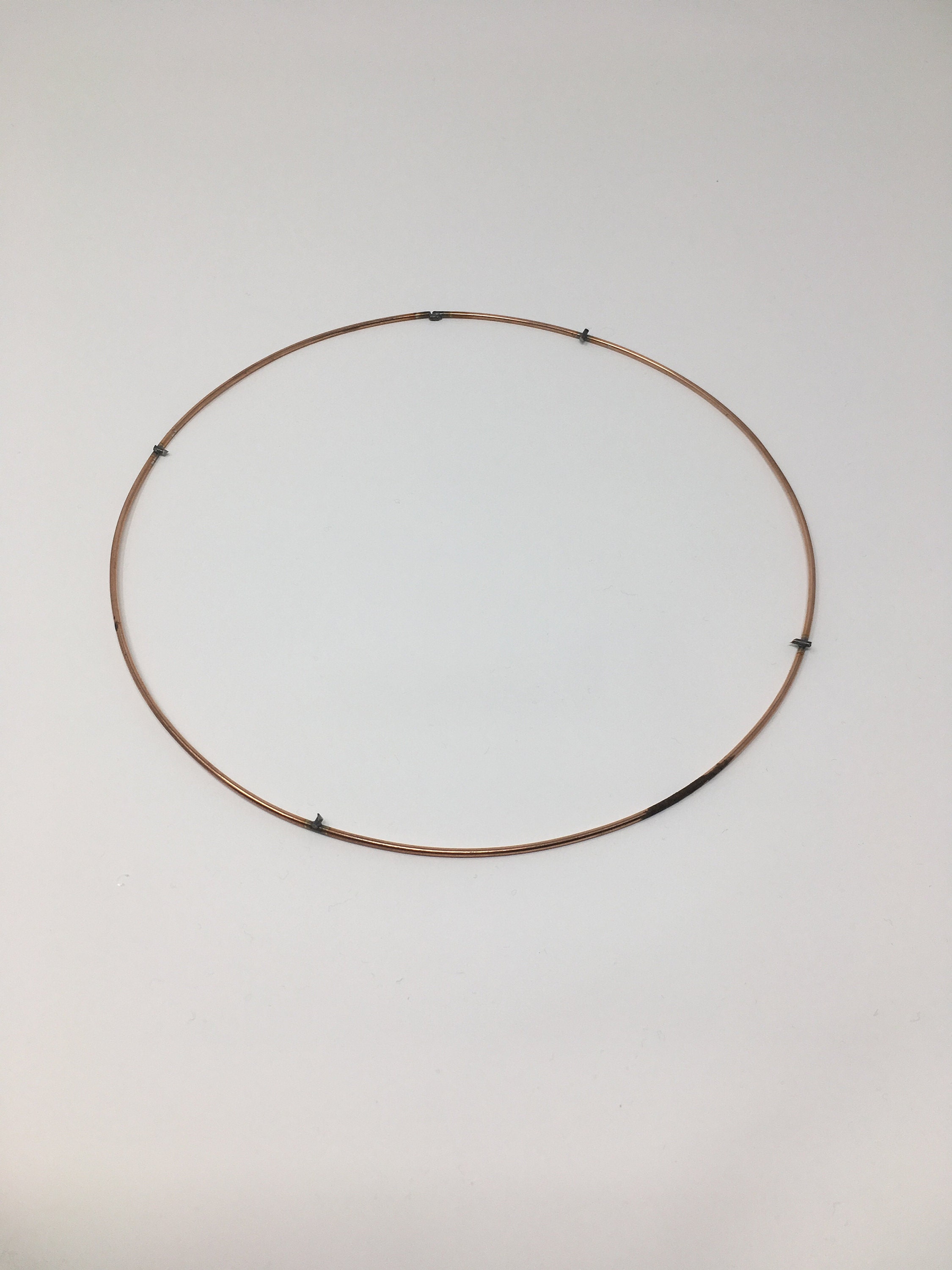 Wreath ring with the inner hoop and connectors removed