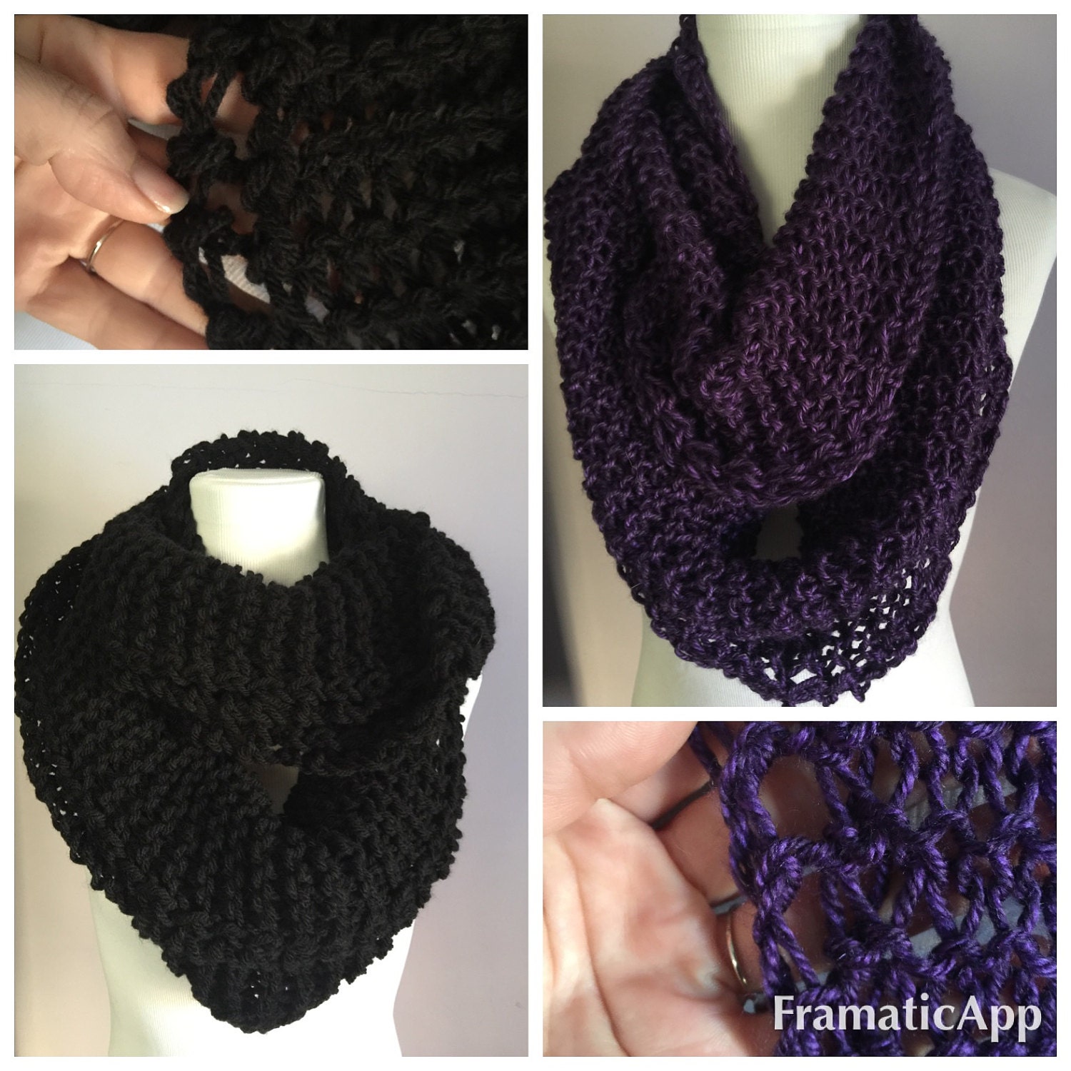 Starlight Knits Boutique Infinity Scarves