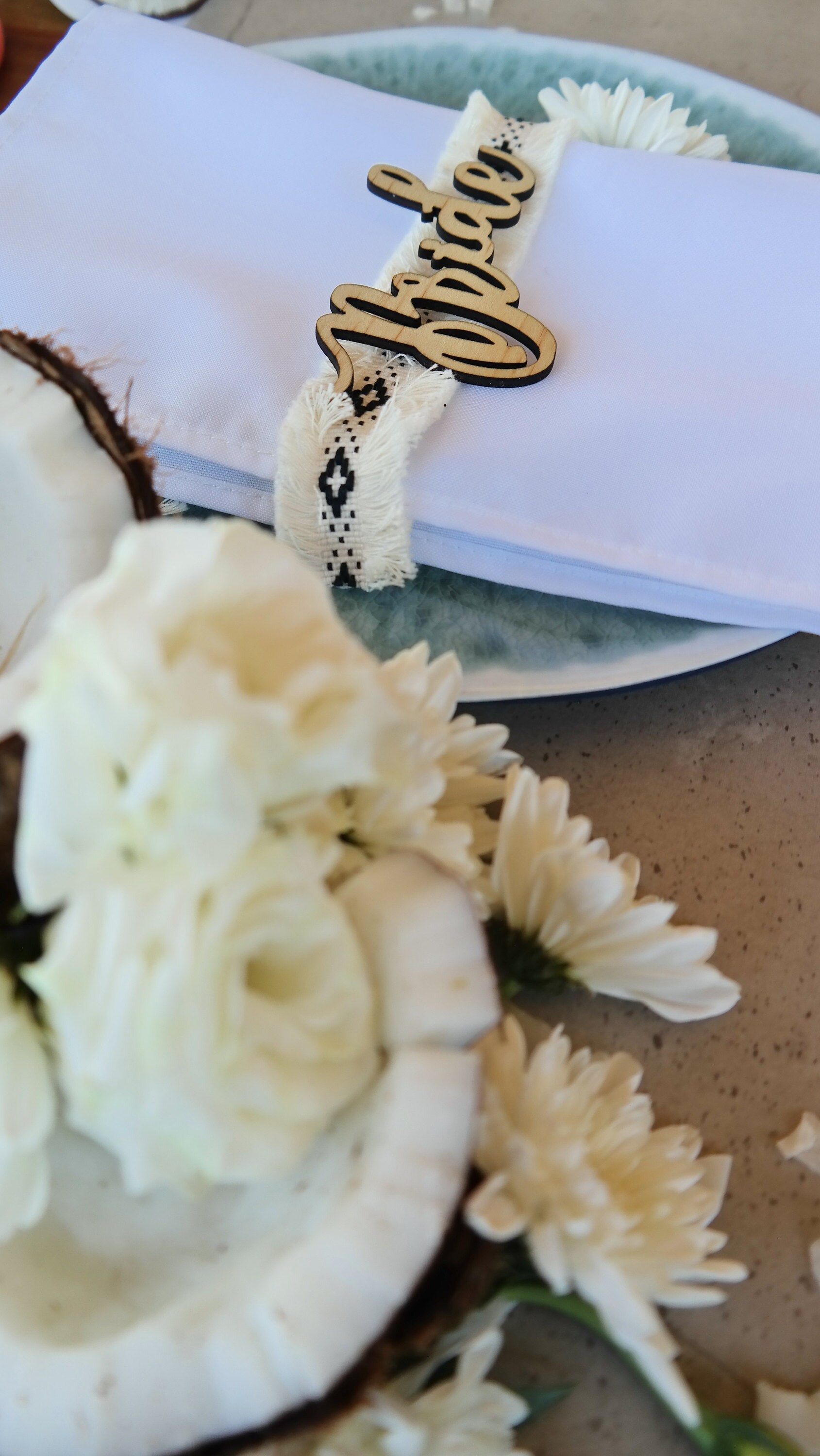 Wooden Laser cut placecards