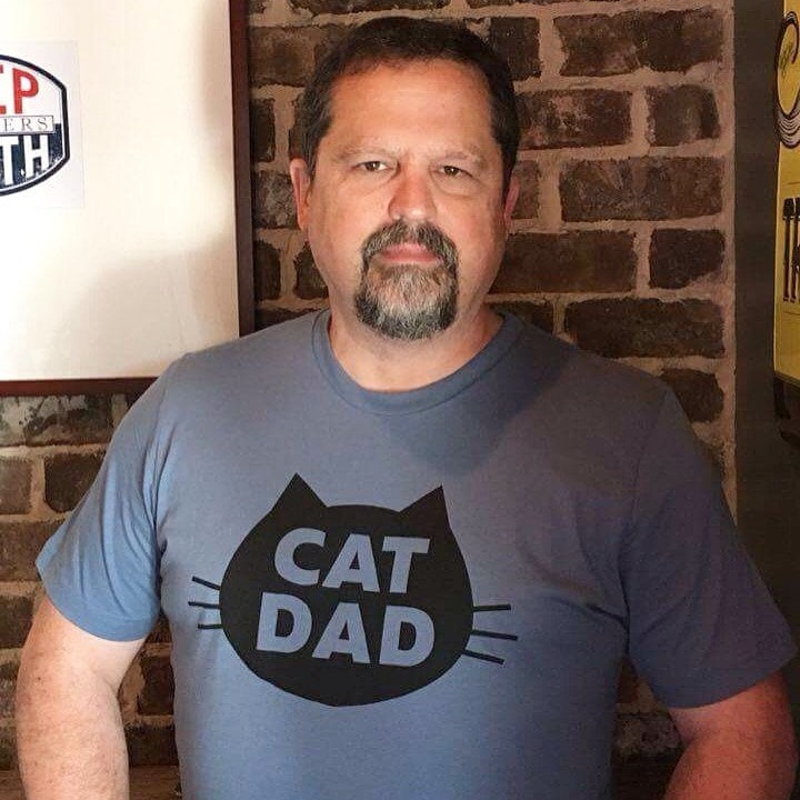 Cat Dad Superhero