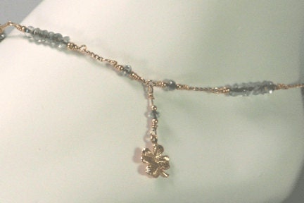 Aquamarine Something Blue Anlet