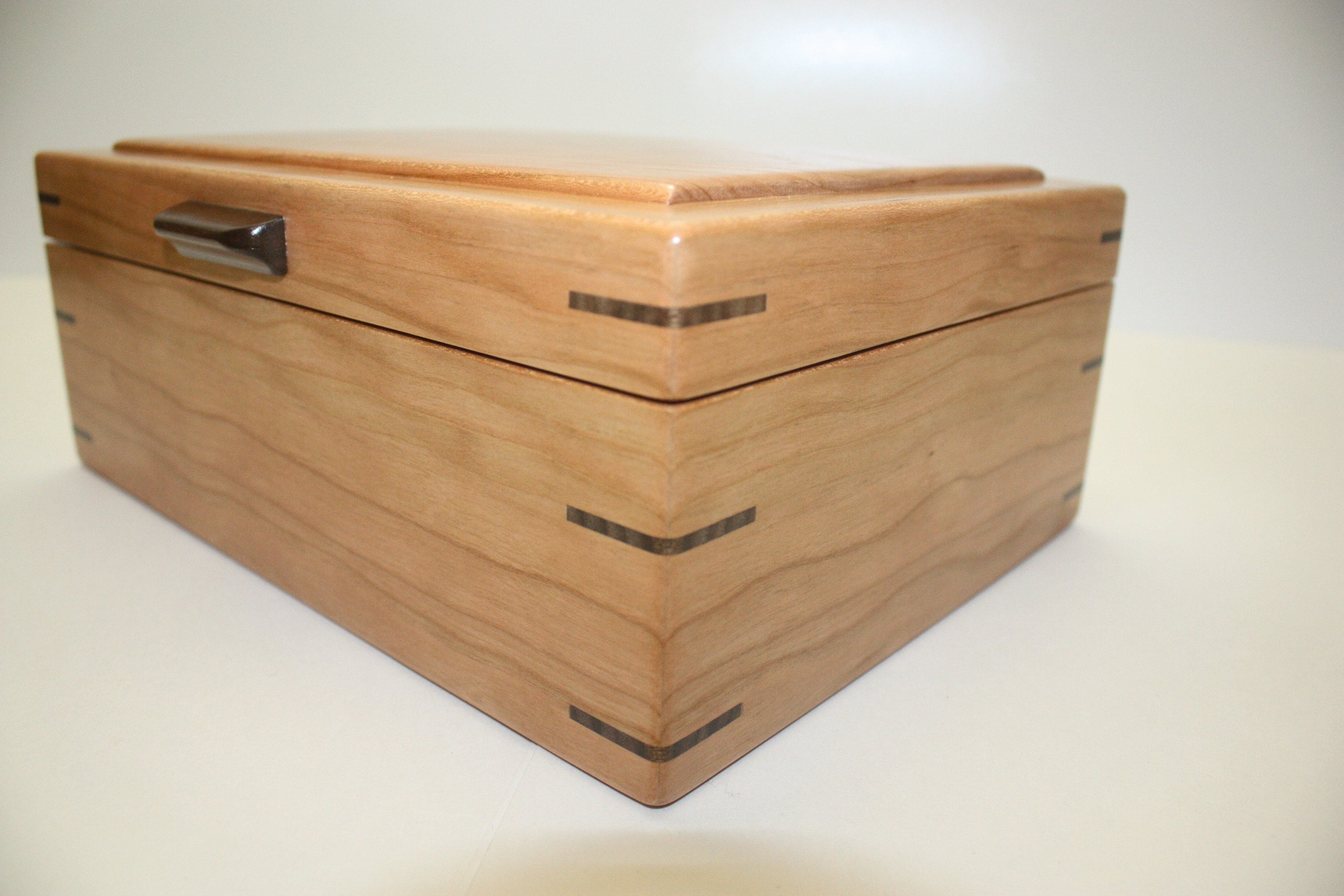 Cherry Wood Box with Mitered Corners
