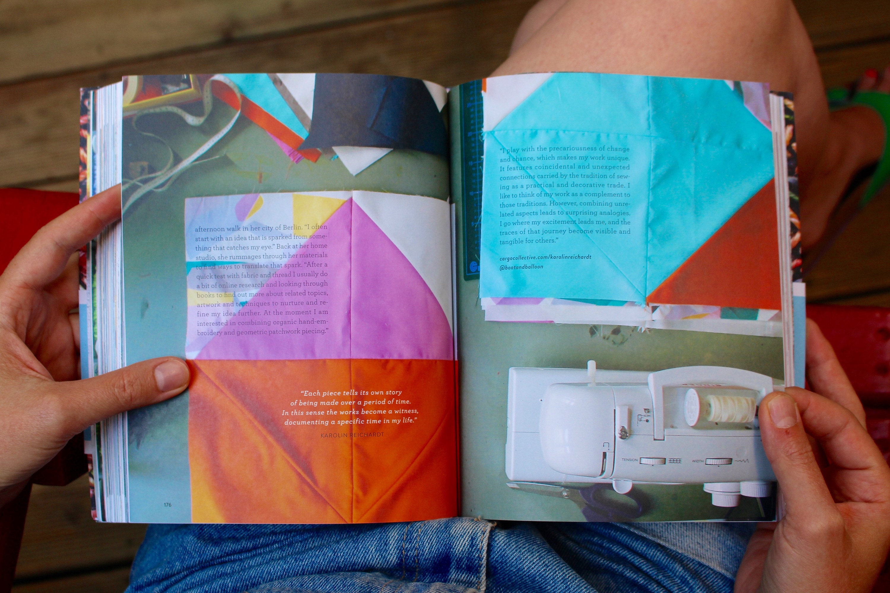 Karolin Reichardt / BoatandBalloon un Stich-Illo