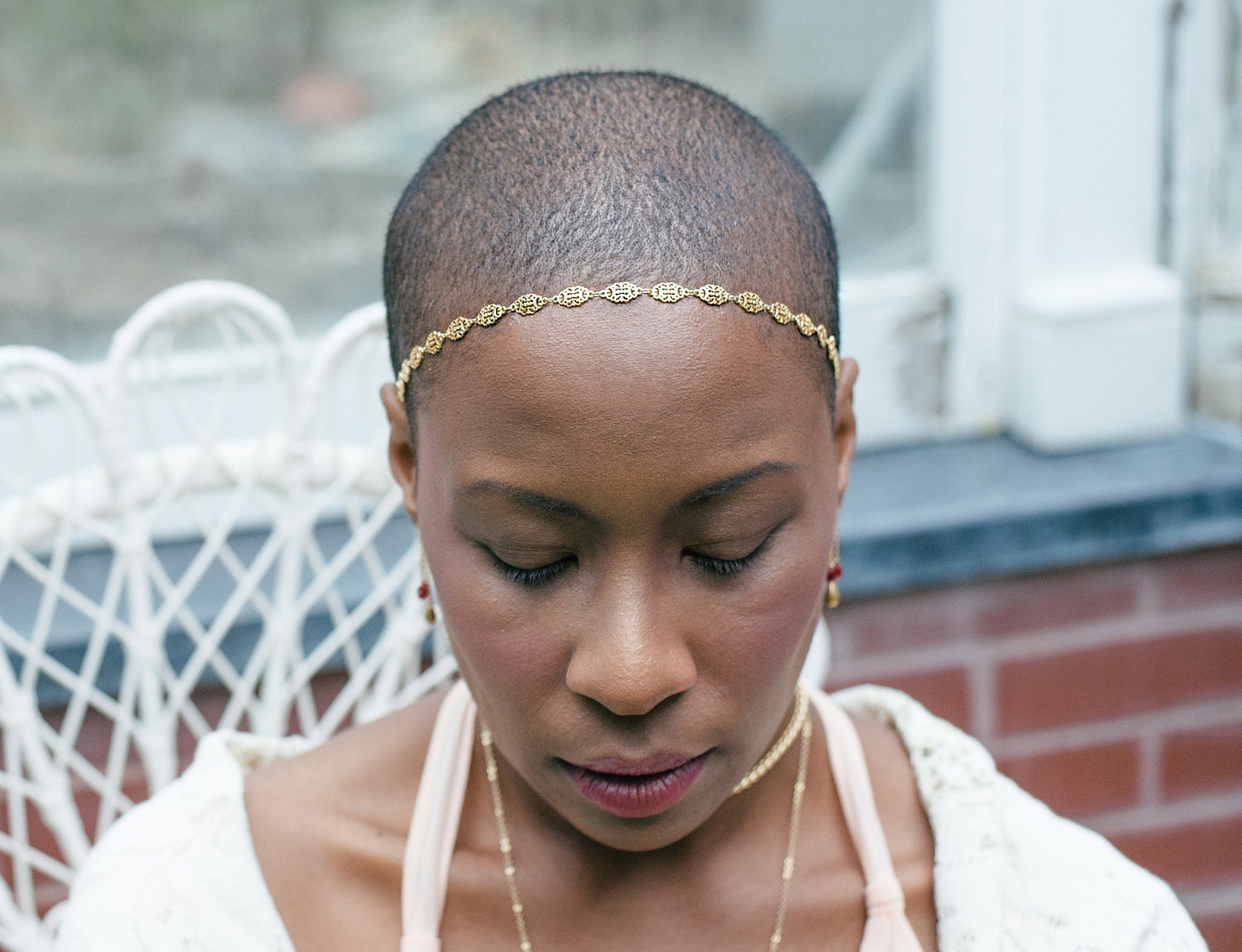 dara gold headpiece