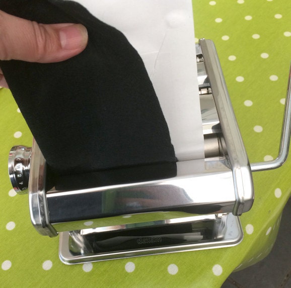 How to make prints with a pasta machine | Bears Get Crafty