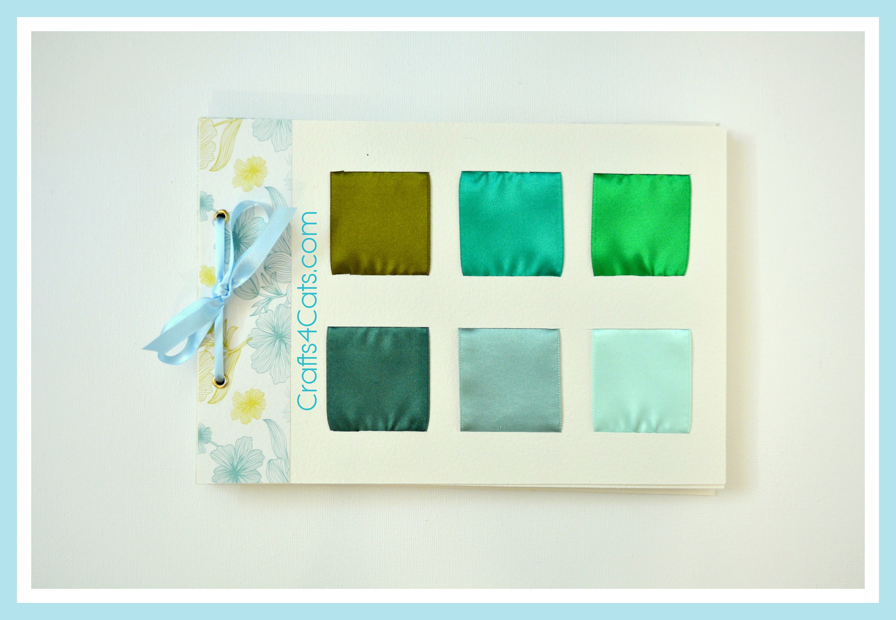 Ribbon swatch book