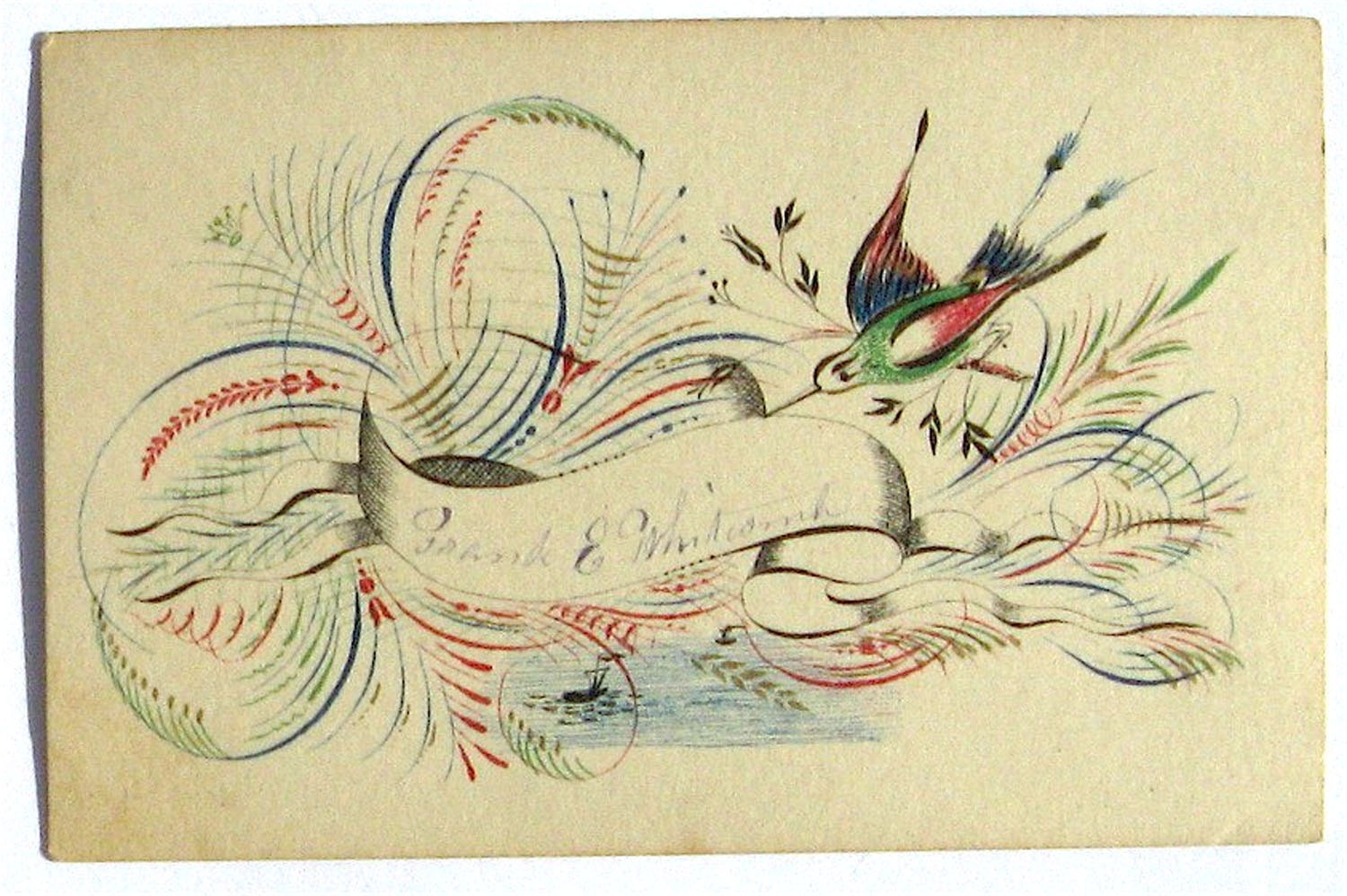 1840 Calling Card example
